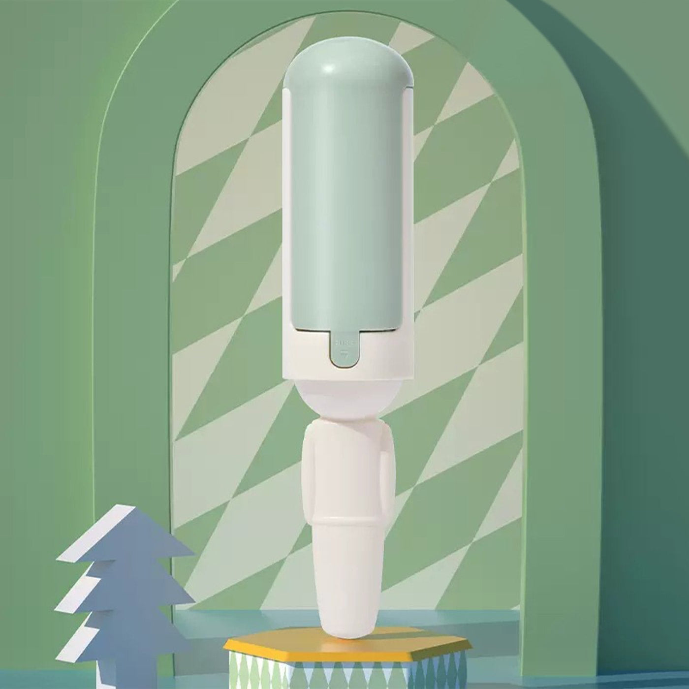 Simple pet hair roller