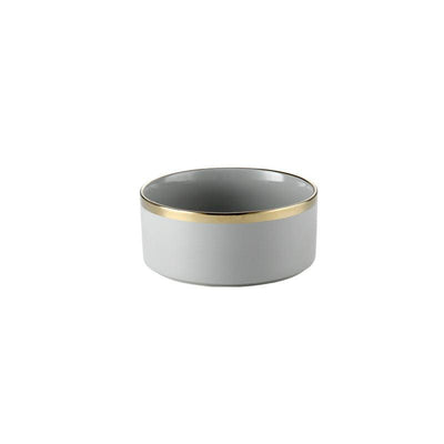 Precious wood ceramic feeding bowl