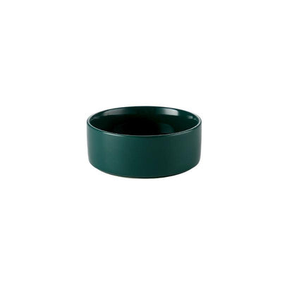 Precious wood ceramic feeding bowl