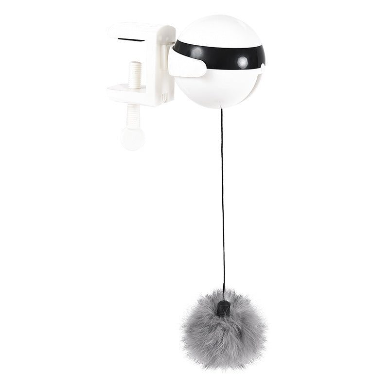 Interactive cat toy with automatic cord