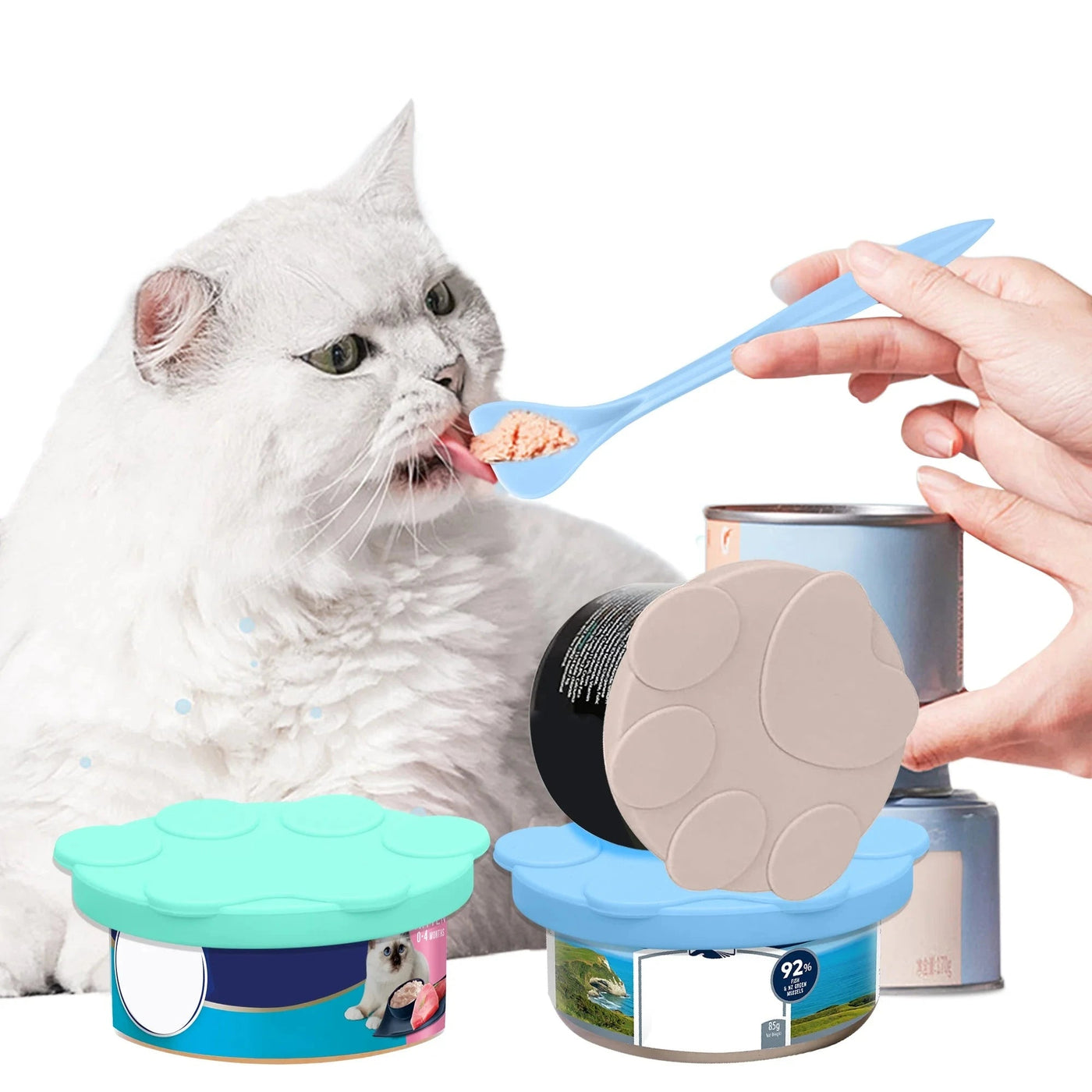 Keep-fresh lid for pet food