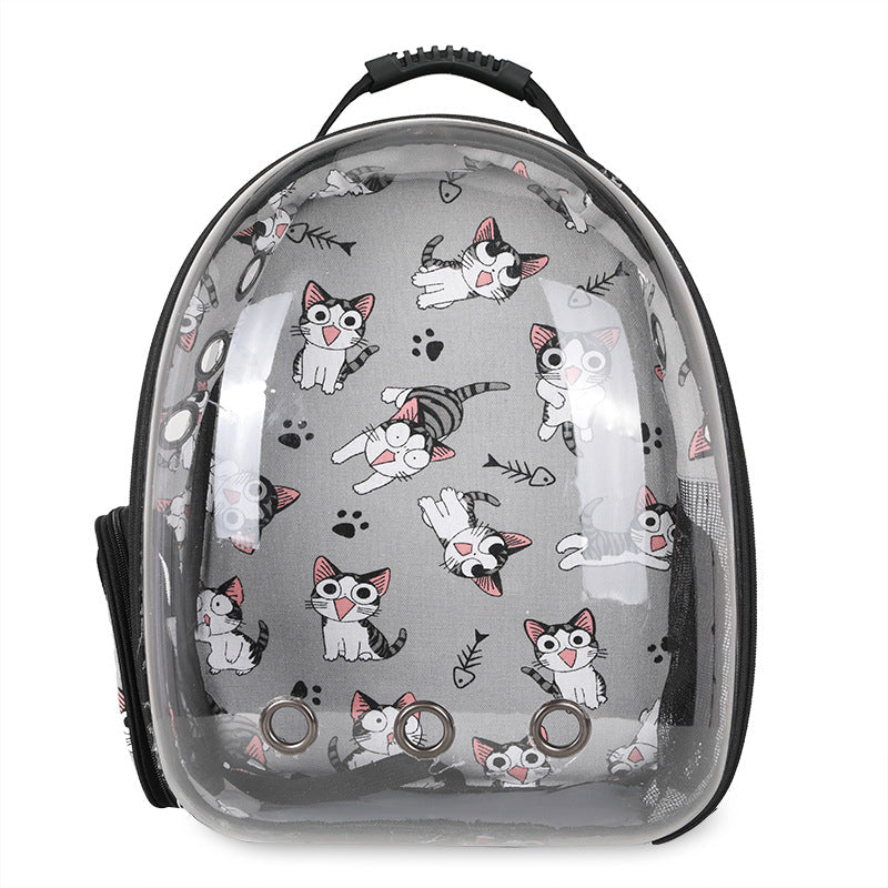 Fold-out cat/dog rucksack