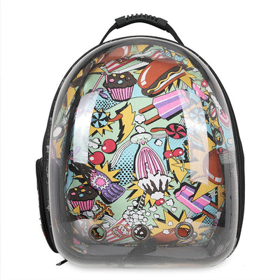 Fold-out cat/dog rucksack