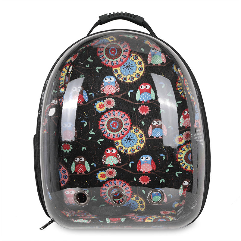 Fold-out cat/dog rucksack