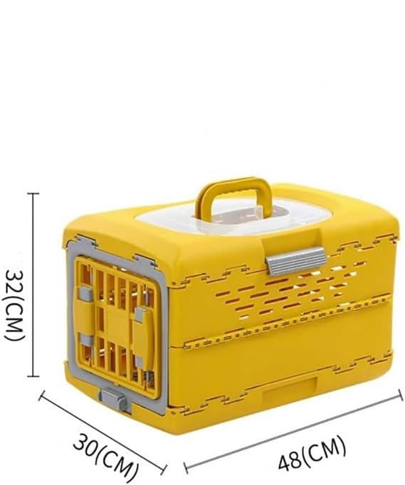 Foldable animal transport box