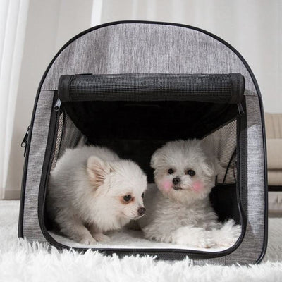 Practical foldable dog transport bag