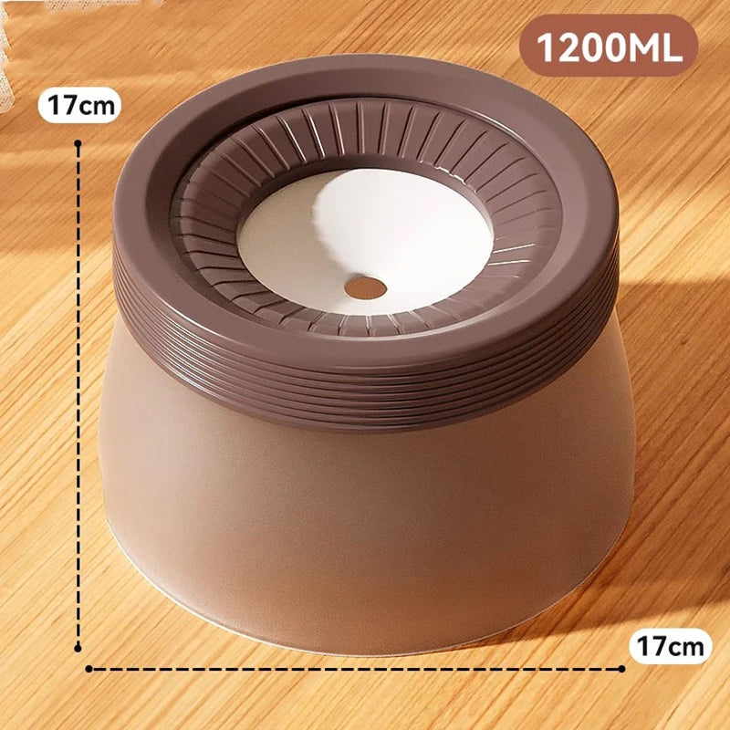 Leak-proof dog drinking bowl