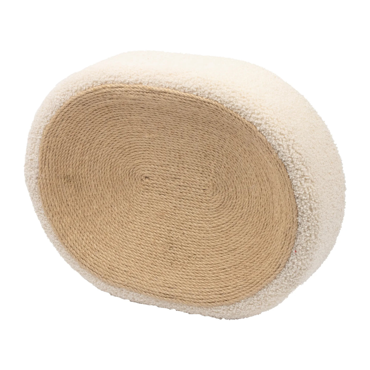 Premium cat sisal scratching bed in beige