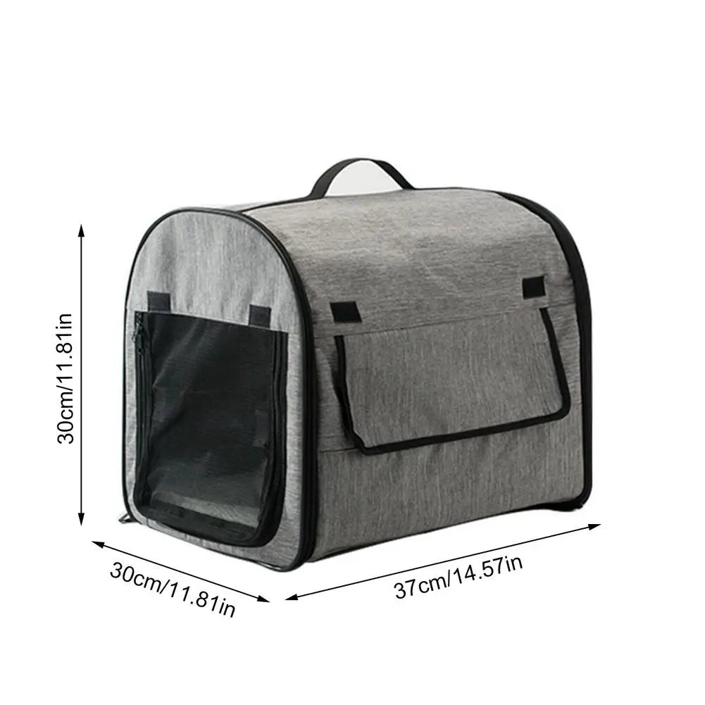 Practical foldable dog transport bag