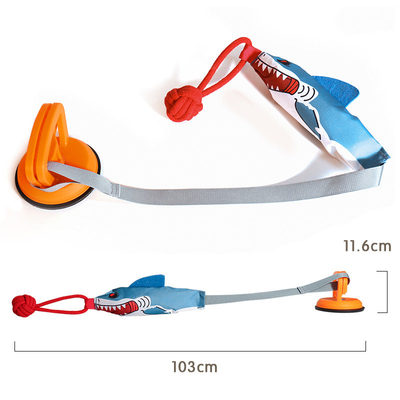 Interactive dog pull toy in various animal designs