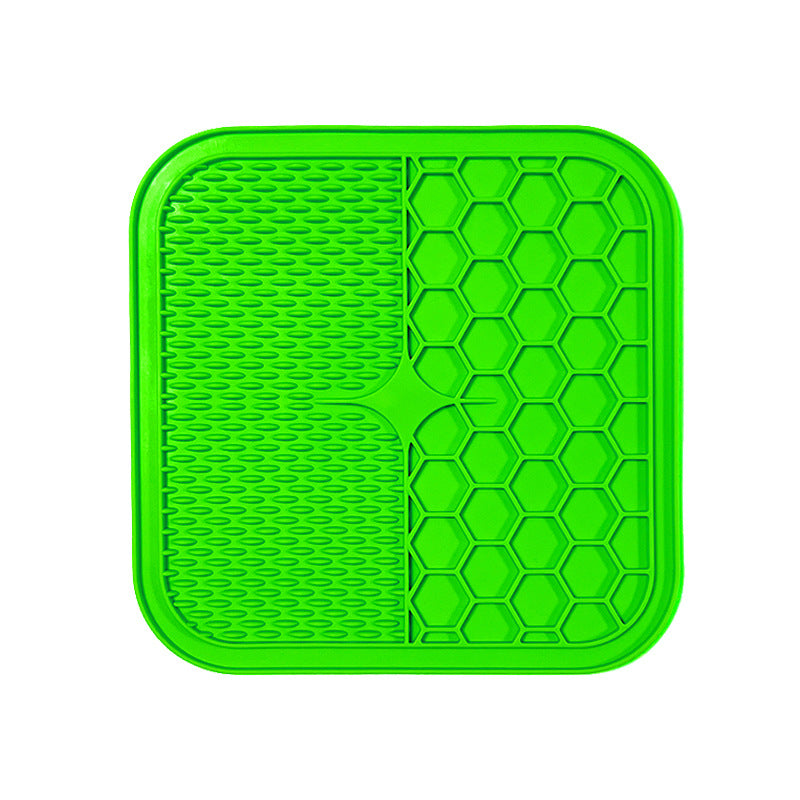 Pet silicone lick and feed mat
