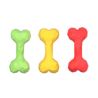 Interactive long-life dog chew bone