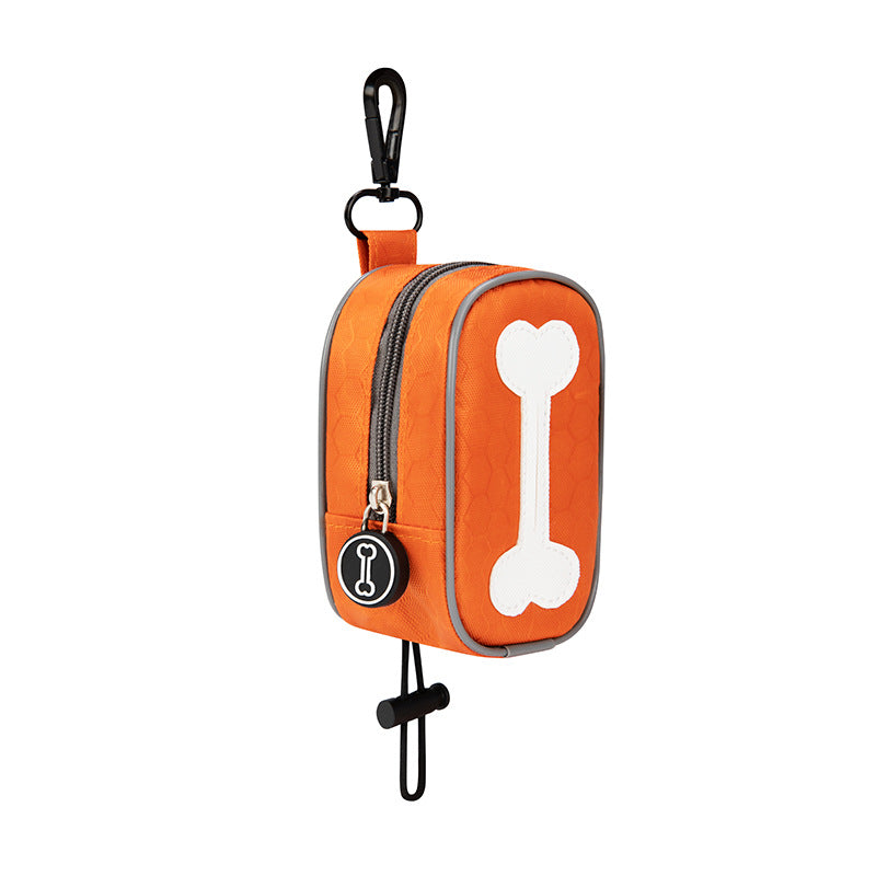 Handy poop bag dispenser