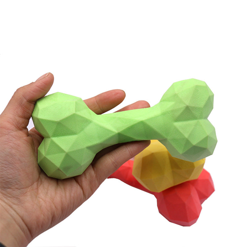 Interactive long-life dog chew bone