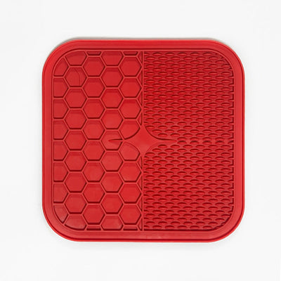 Pet silicone lick and feed mat
