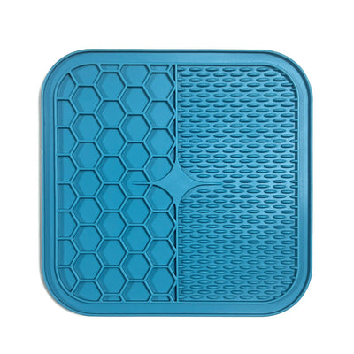 Pet silicone lick and feed mat