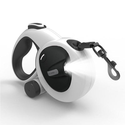 5in1 Reflective dog lead with integrated flashlight