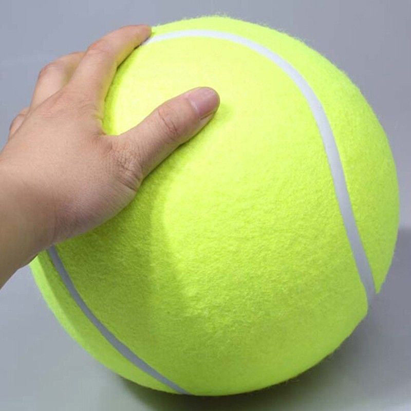 Giant tennis ball for dogs