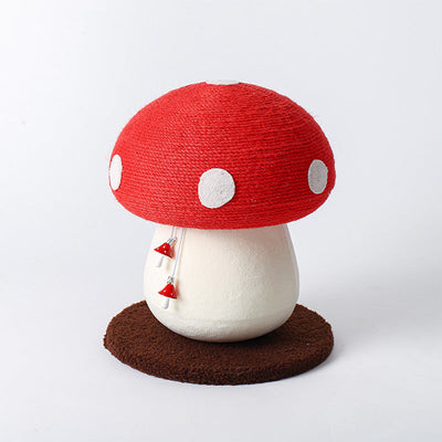 Sisal toadstool scratching post for cats