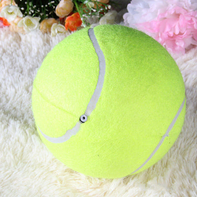 Giant tennis ball for dogs