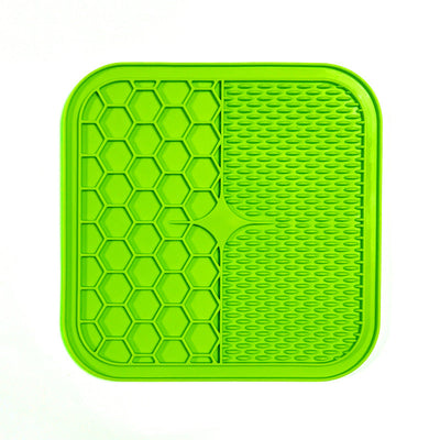 Pet silicone lick and feed mat