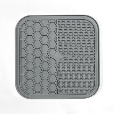 Pet silicone lick and feed mat
