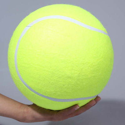 Giant tennis ball for dogs