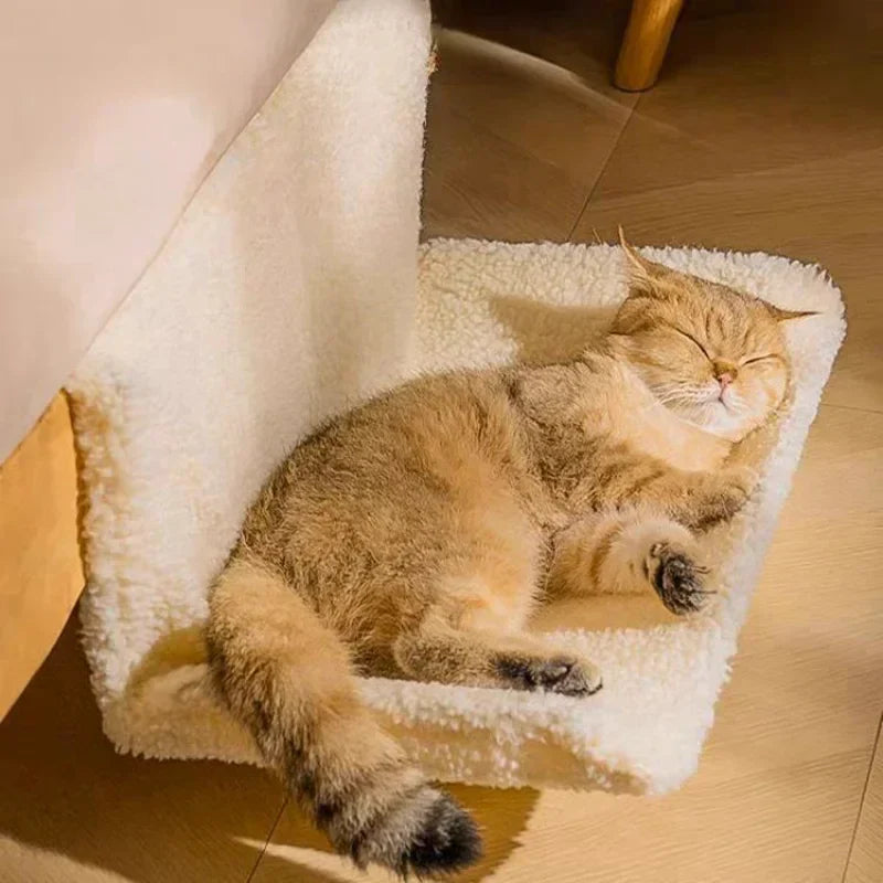 Fluffy cat hammock