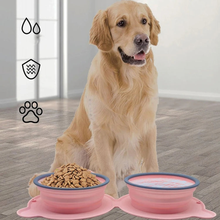 Foldable feeding station for on the go