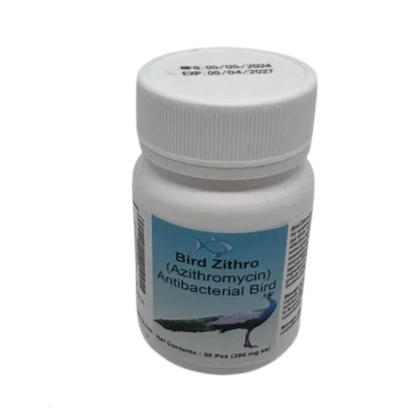 Bird Zithro - Azithromycin 250 mg Tablets (30 Count)