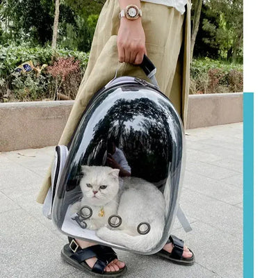 Fold-out cat/dog rucksack