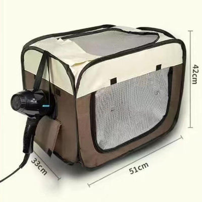 Stowable pet transport box