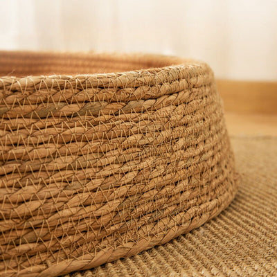 Hand-woven rattan cat scratching bed