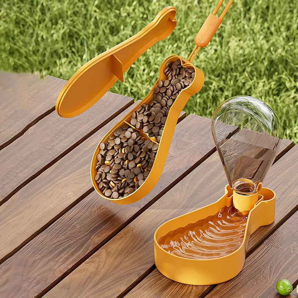 2in1 feeding station for on the go in chicken leg look